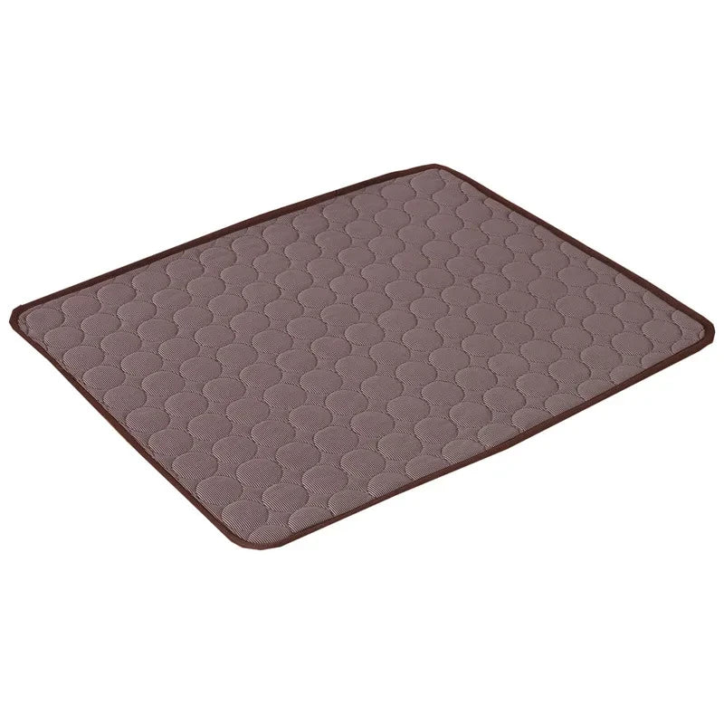Premium Cooling Mat for Dogs & Cats | Breathable Ice Silk Summer Pet Pad