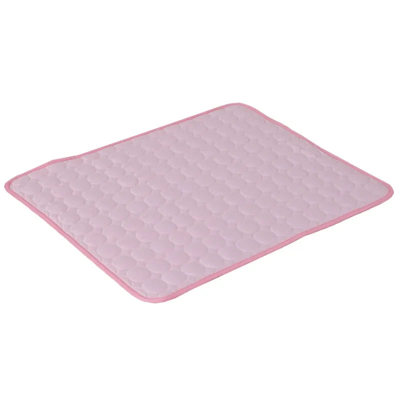 Premium Cooling Mat for Dogs & Cats | Breathable Ice Silk Summer Pet Pad