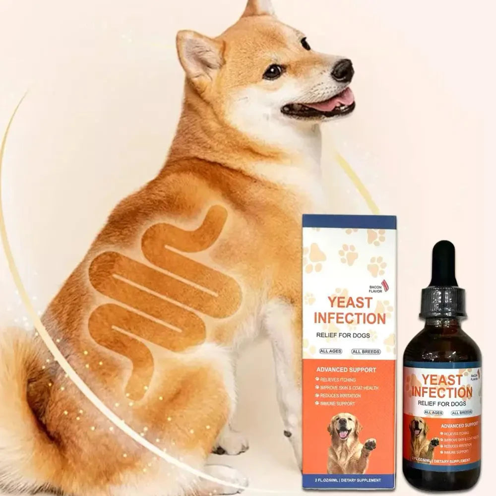 Pet Yeast Support Drops | Gut, Skin & Immune Health for Dogs & Cats