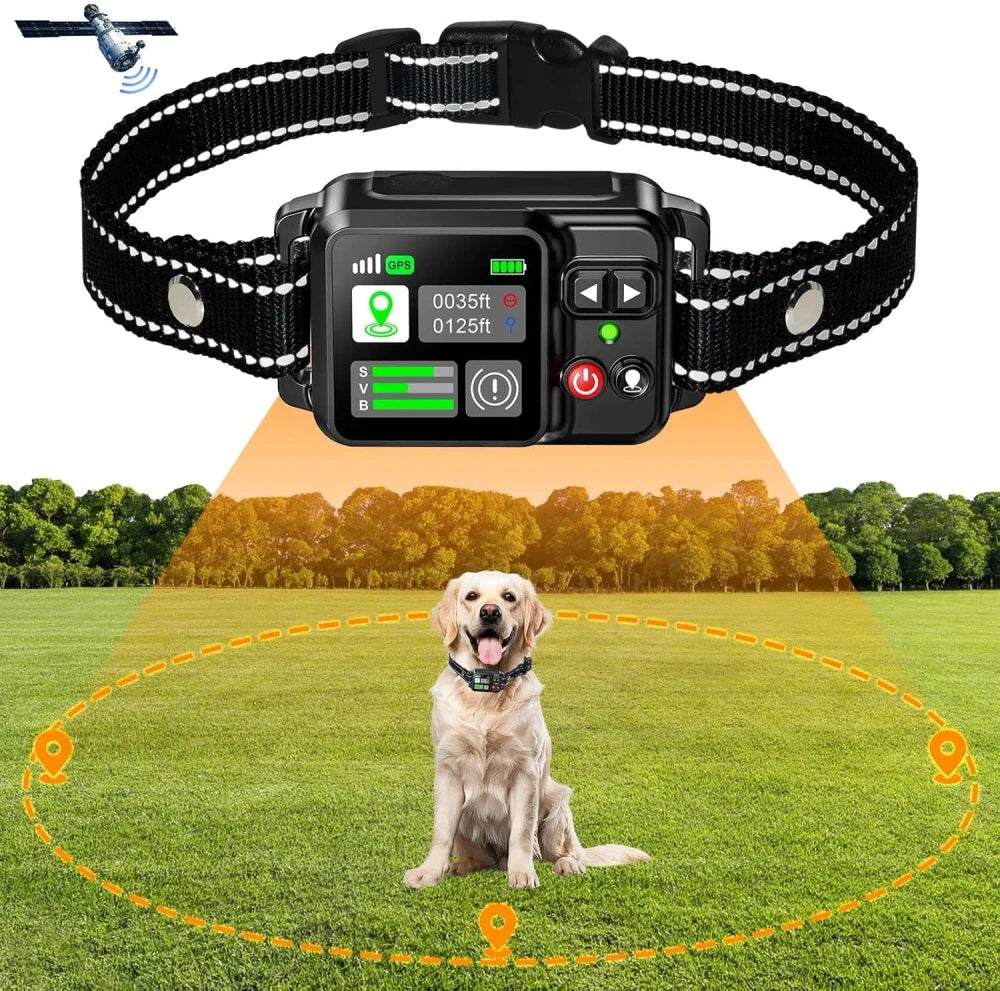 GPS Wireless Dog Fence System | Safe & Portable Pet Containment for Dogs